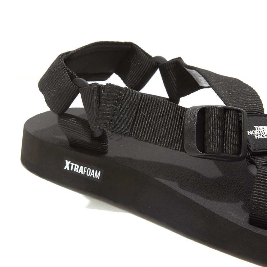 The North Face 北臉 Ultra Stratum 魔鬼氈系帶涼鞋 黑色7