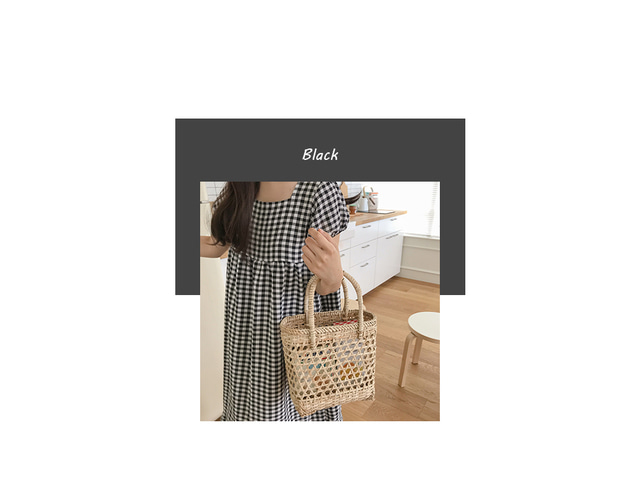 Wendy Puff方格紋泡泡袖 12