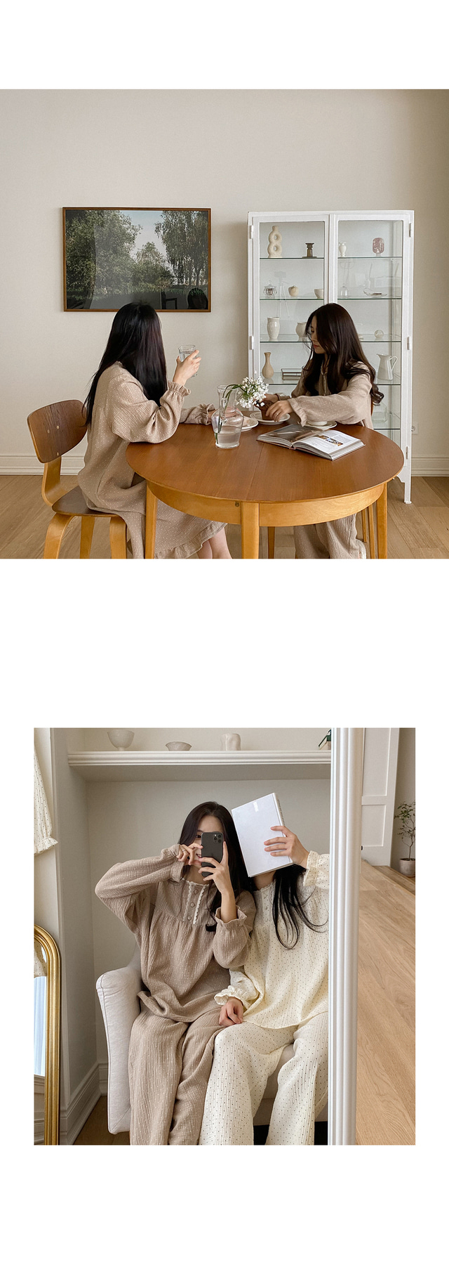 Dot Lace 點點蕾絲 長袖套裝連身裙8