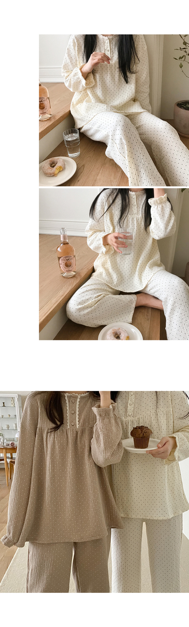 Dot Lace 點點蕾絲 長袖套裝連身裙17