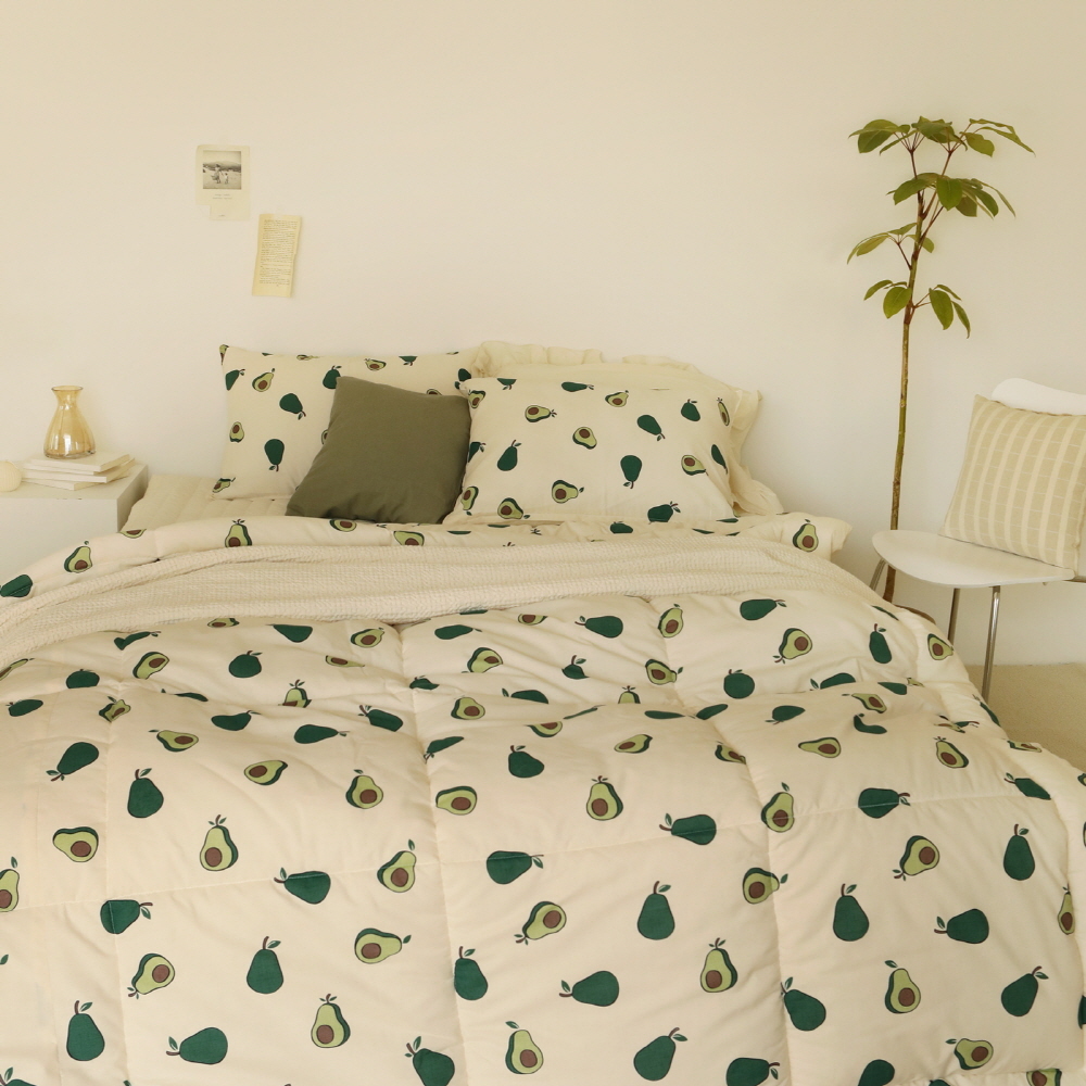 BAZAAR 滿版酪梨 四季被組3