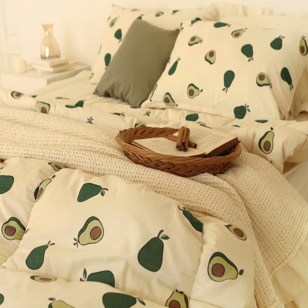 BAZAAR 滿版酪梨 四季被組4