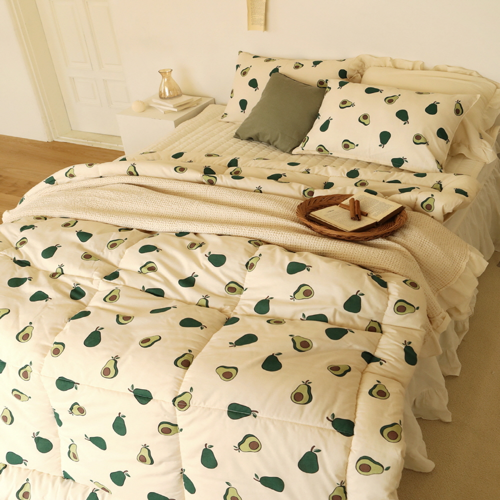 BAZAAR 滿版酪梨 四季被組1