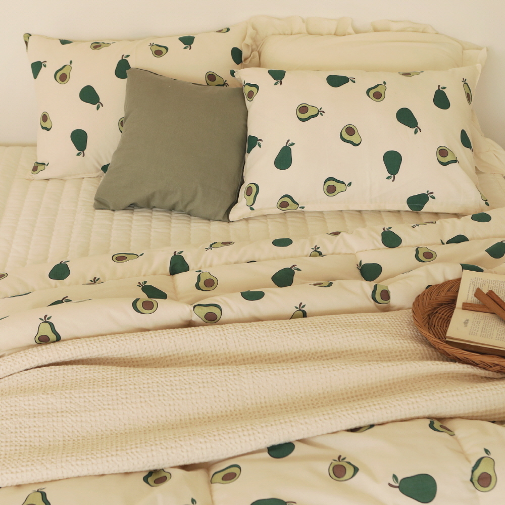 BAZAAR 滿版酪梨 四季被組2