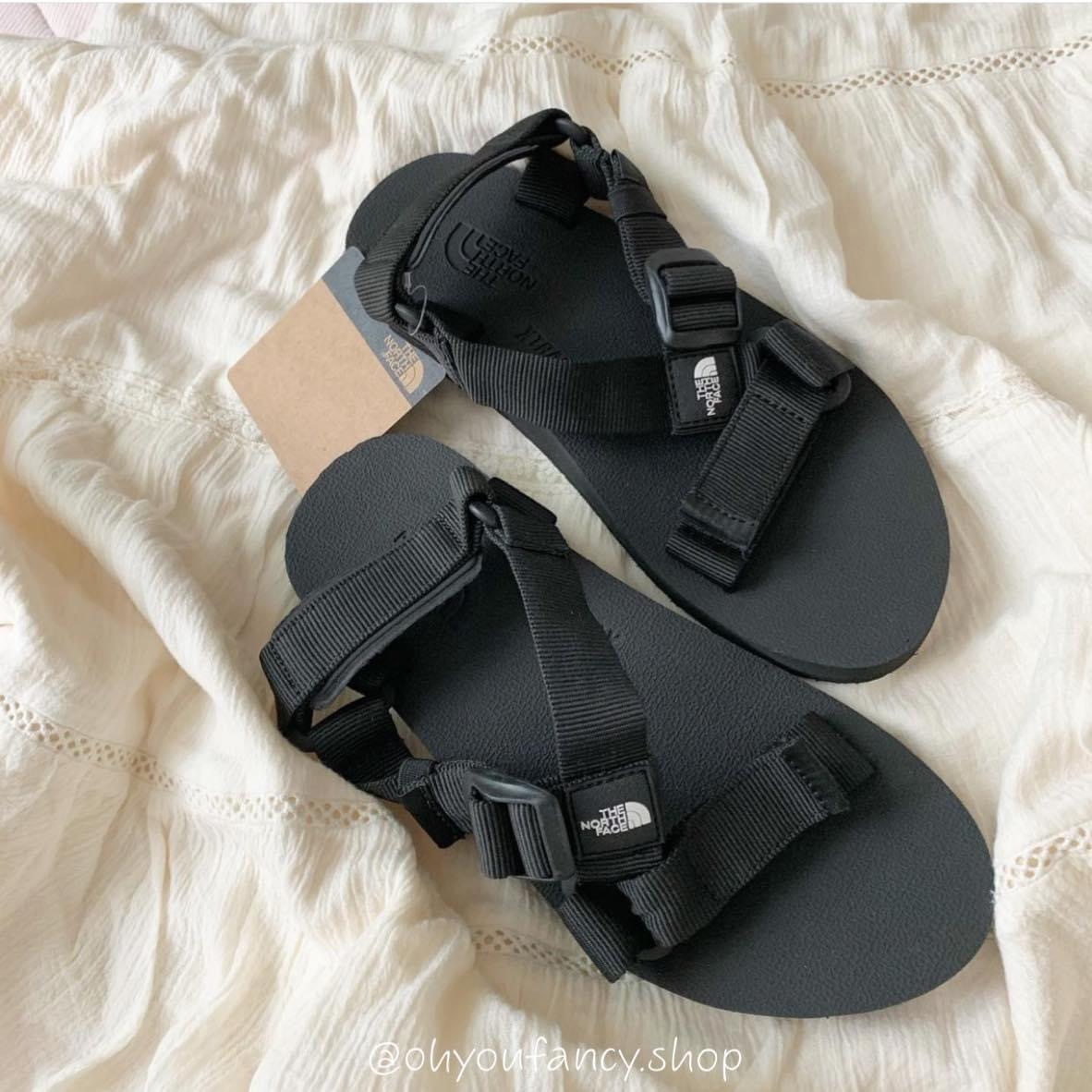 The North Face 北臉 Ultra Stratum 魔鬼氈系帶涼鞋 黑色2