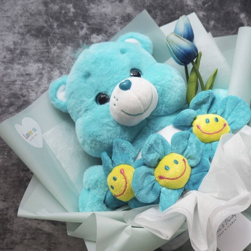 韓國正版授權 Care Bears 熊熊娃娃 玩偶 花束 畢業禮物 生日禮物6