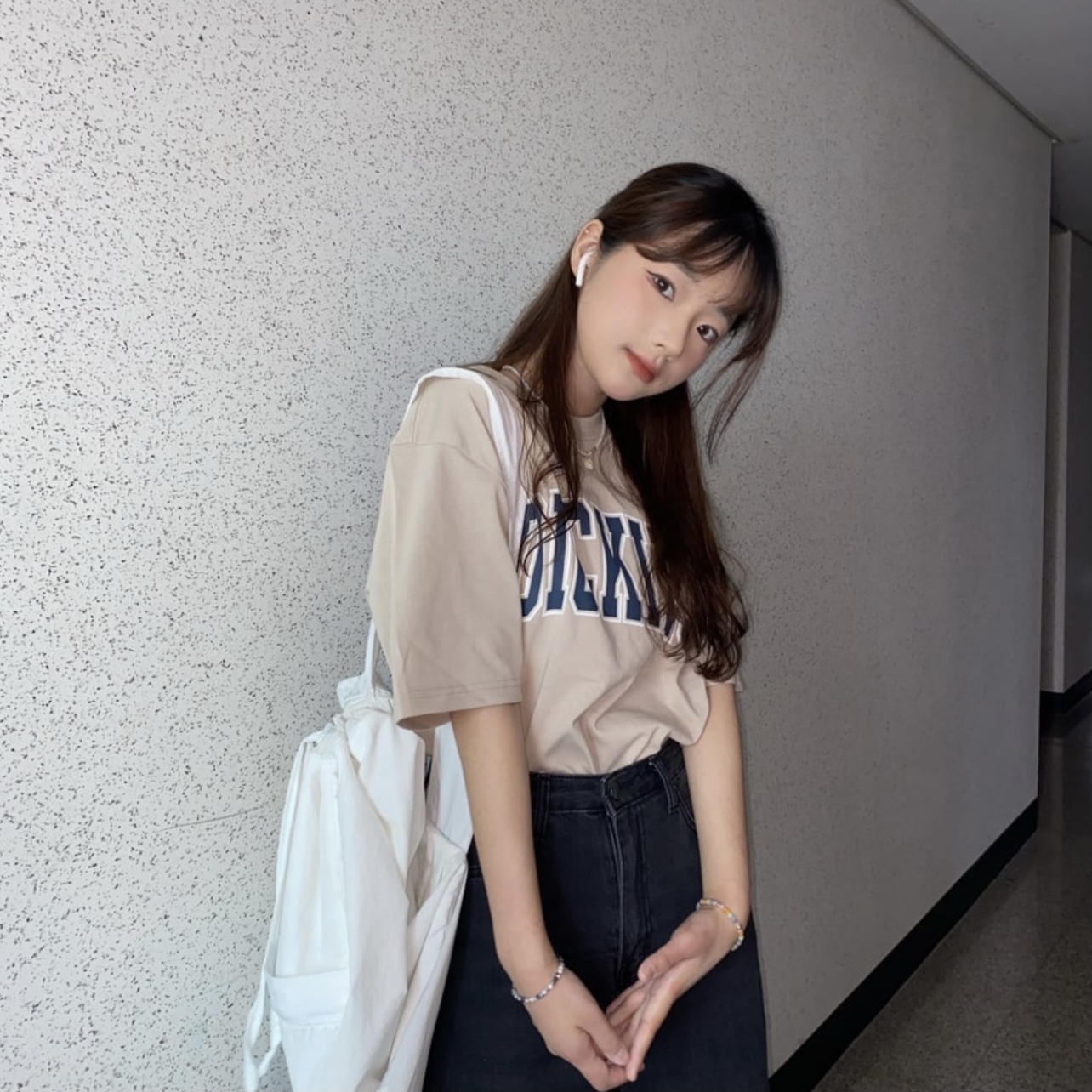 韓國限定DICKIES 復古大學LOGO標 短袖T恤8