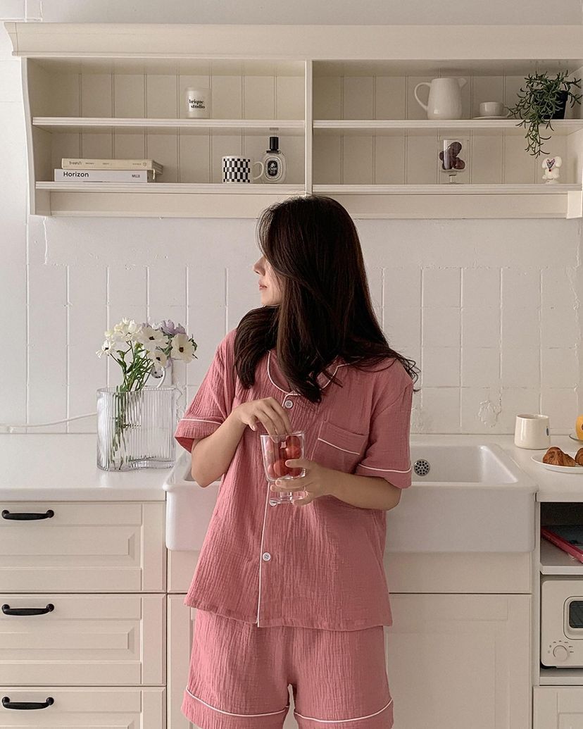 情侶睡衣 彩虹7天 短袖套裝7