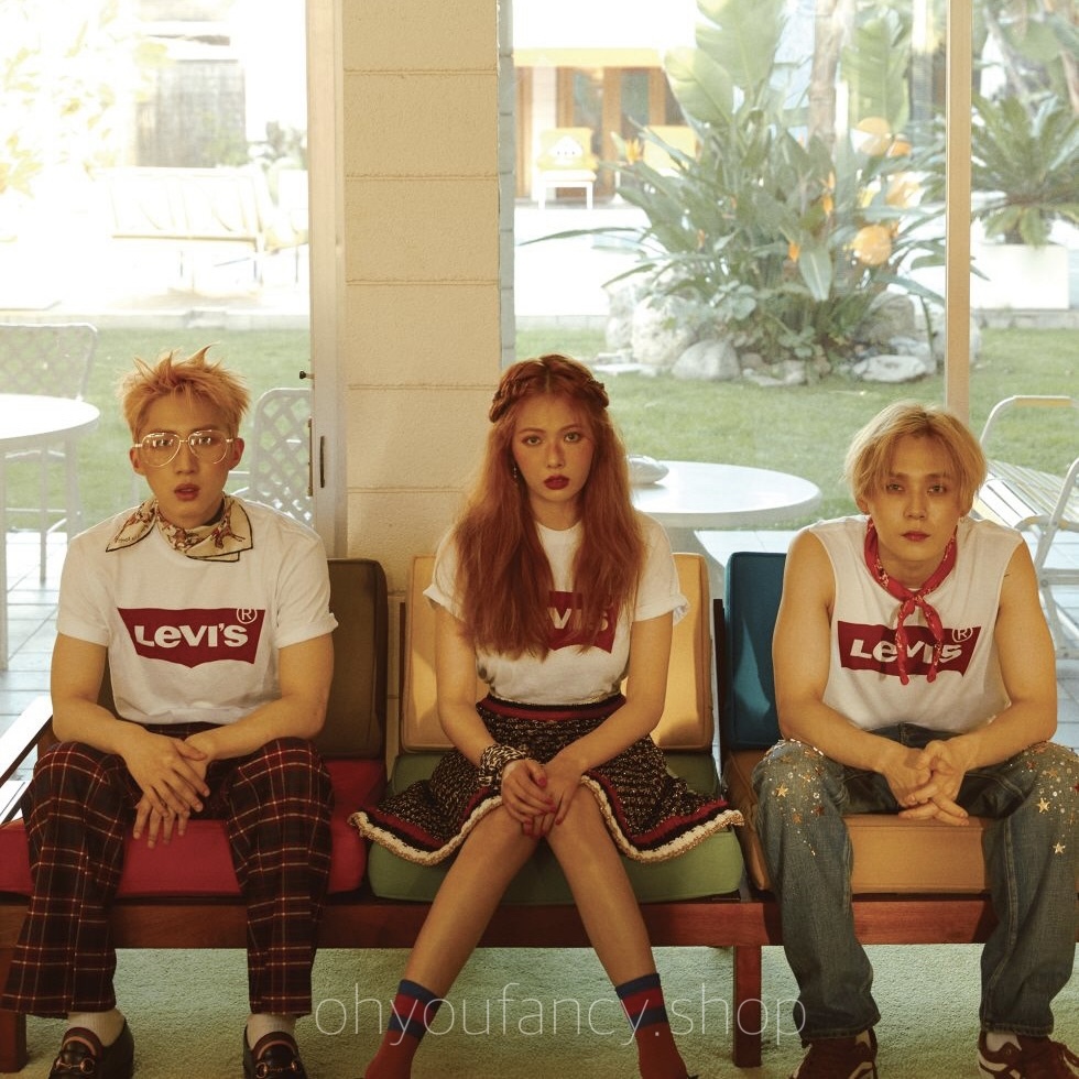 韓國Levis 經典Logo純棉T恤 泫雅同款