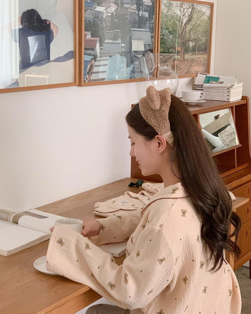 泰迪熊 長袖套裝1