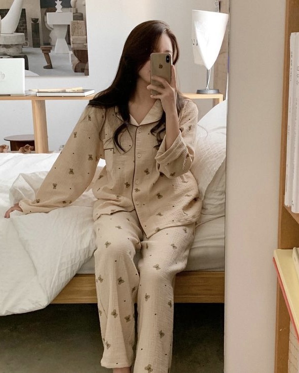 泰迪熊 長袖套裝3