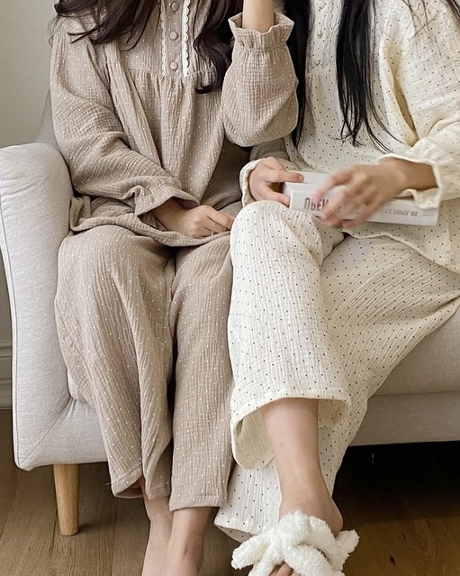 Dot Lace 點點蕾絲 長袖套裝連身裙23