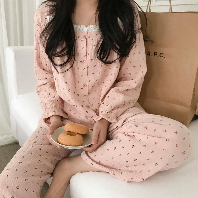 小櫻桃方領荷葉邊1