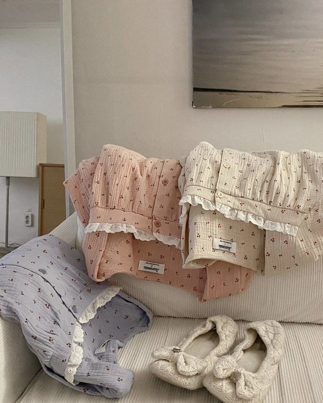 小櫻桃方領荷葉邊5