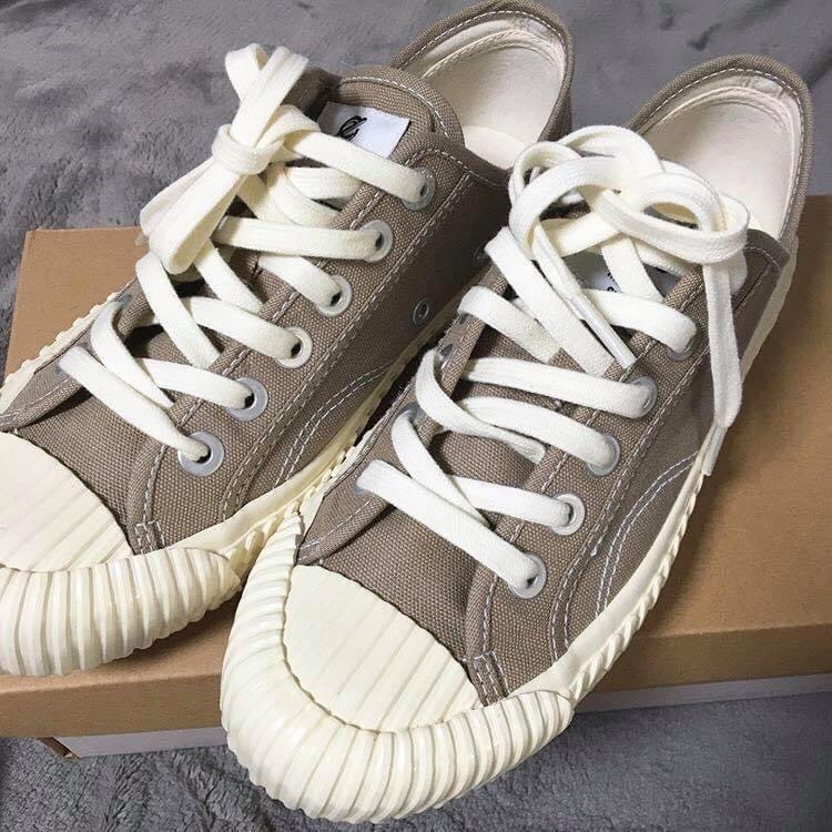 韓國EXCELSIOR 餅乾鞋 BOLT LO 奶茶色2