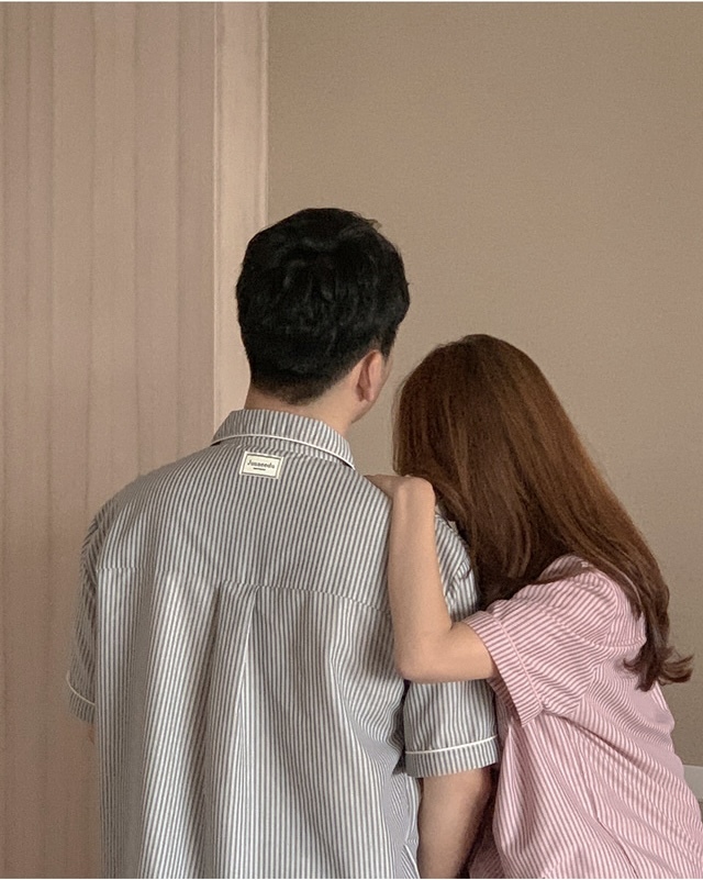 莫蘭迪條紋 短袖套裝5