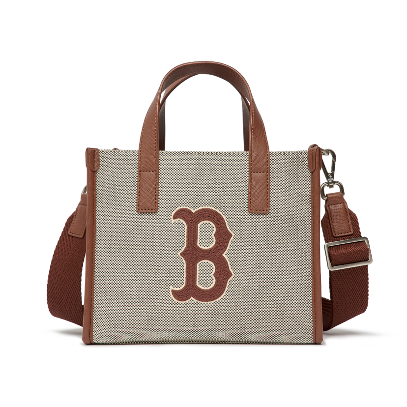 韓國 MLB 大LOGO 帆布 托特包