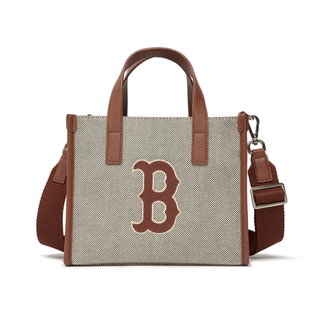 韓國 MLB 大LOGO 帆布 托特包