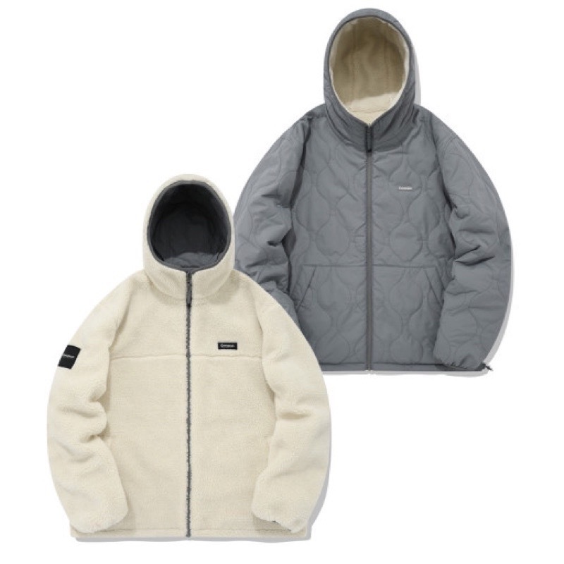 韓國COVERNAT 雙面羊絨 連帽外套