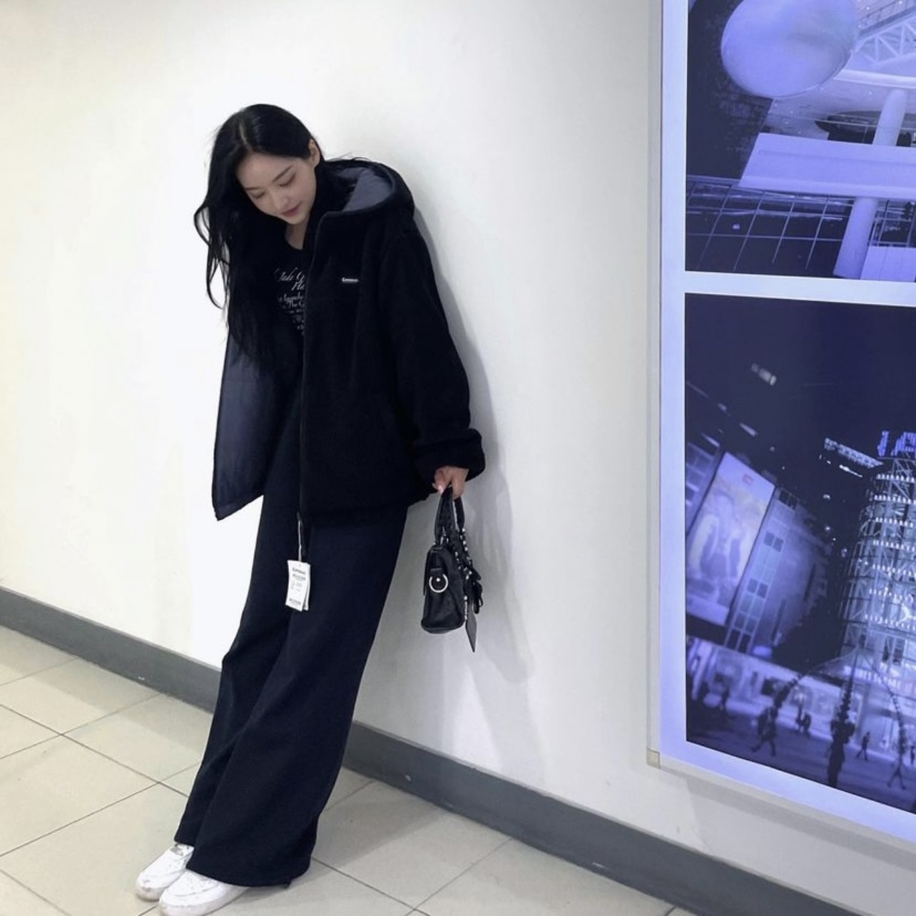 韓國COVERNAT 雙面羊絨 連帽外套3