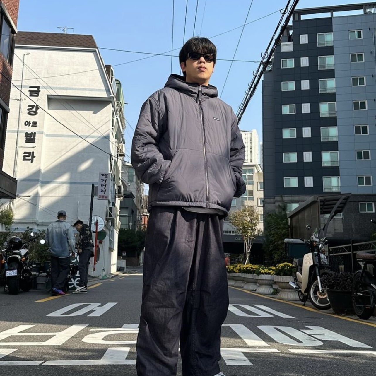 韓國COVERNAT 雙面羊絨 連帽外套7