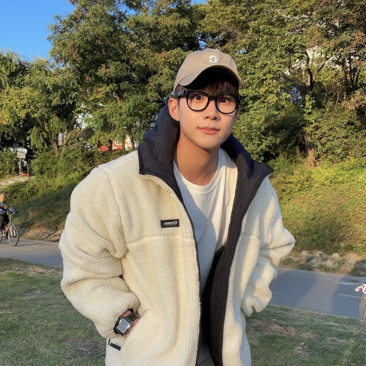 韓國COVERNAT 雙面羊絨 連帽外套8