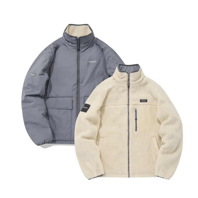 COVERNAT 雙面羊絨 立領外套