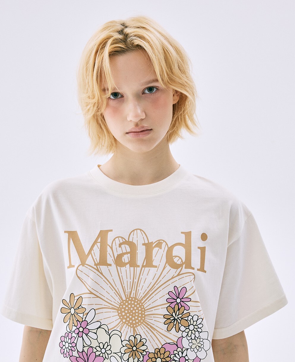 TSHIRT FLOWERMARDI JARDIN_CREAM PEANUT1