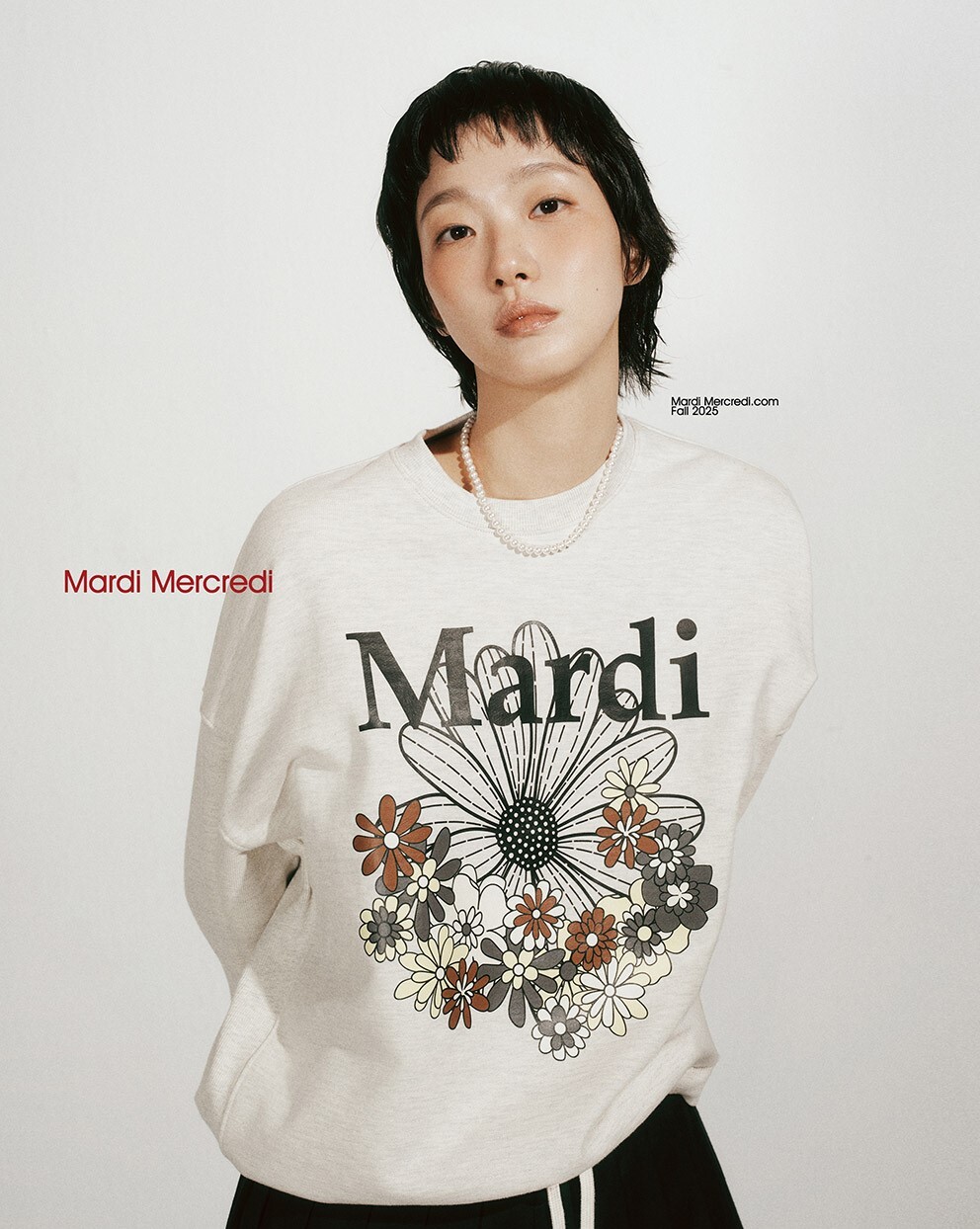 SWEATSHIRT FLOWERMARDI JARDIN_OATMEAL BLACK1