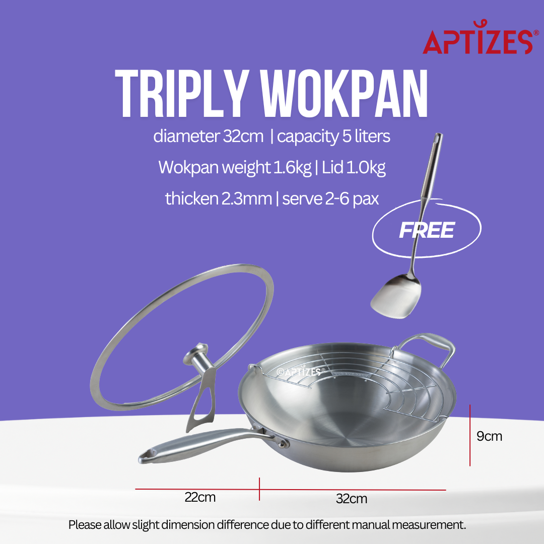 Wokpan 32cm FREE Spatula