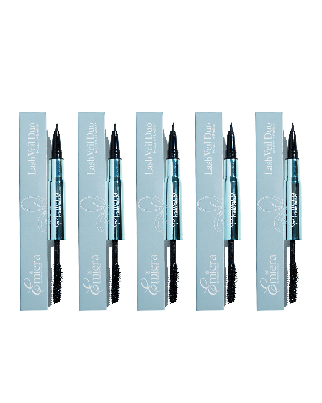 Duo Mascara + Eyeliner (COMBO 5 pcs -free cermin)