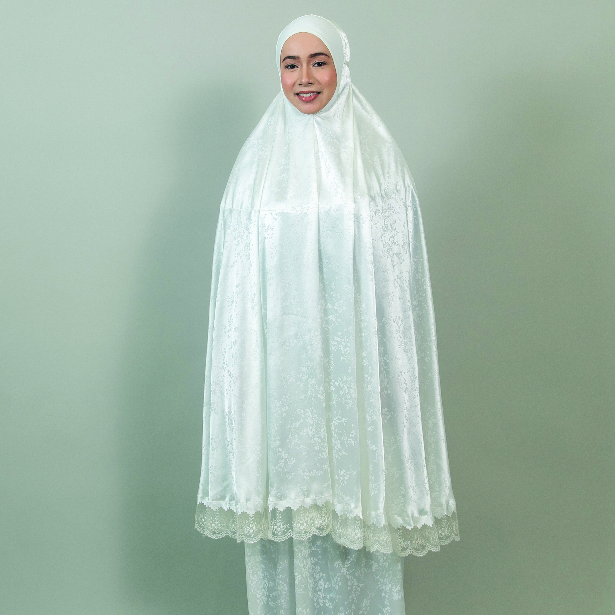 23825-Telekung Front (White)