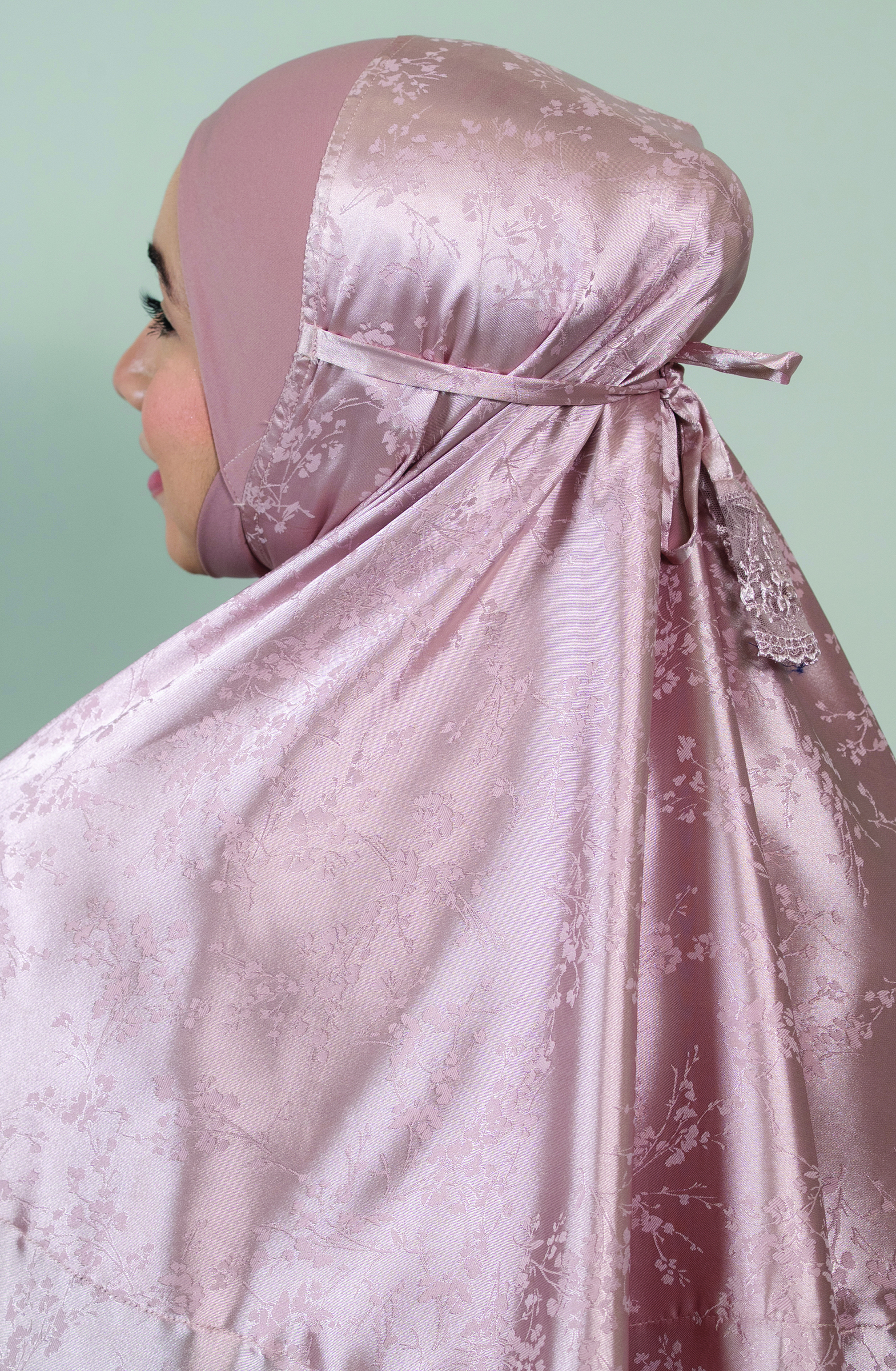 23825-W Telekung Back (Pink) - Copy
