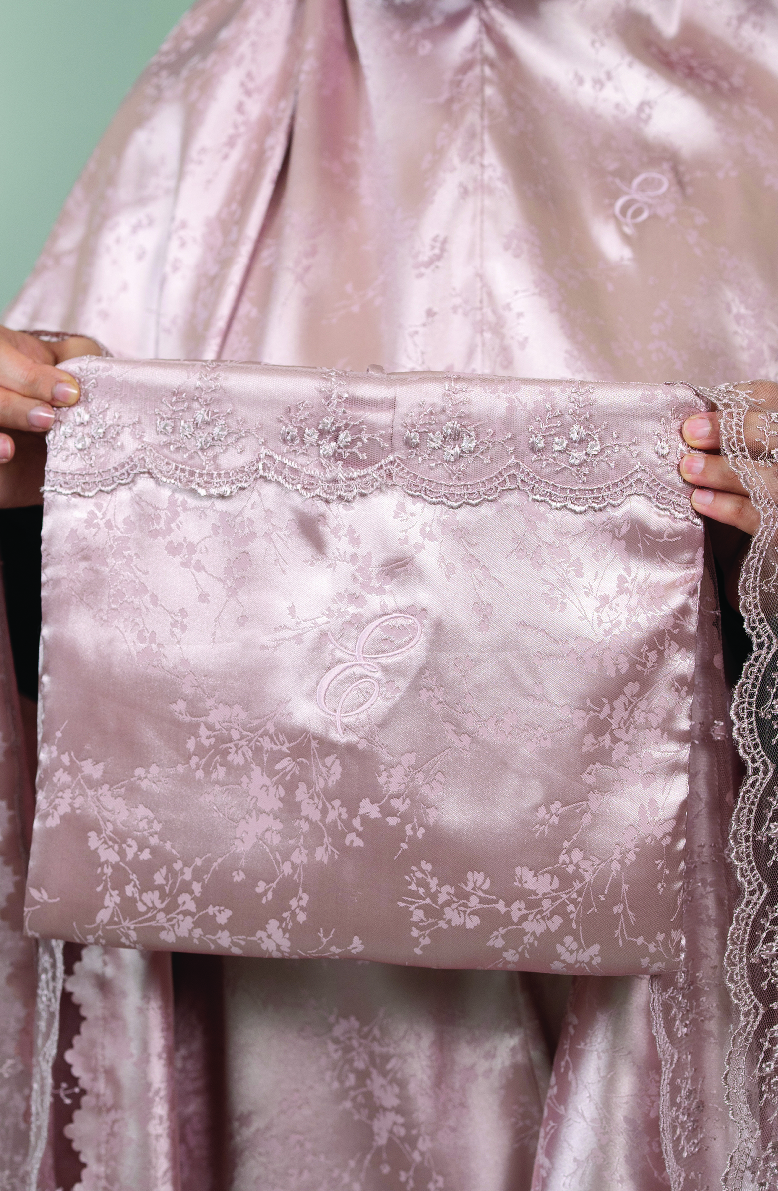 23825-W Telekung Bag (Pink) - Copy