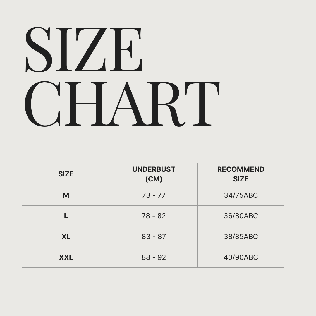 Grey Minimalist Clean Size Chart Instagram Post-3