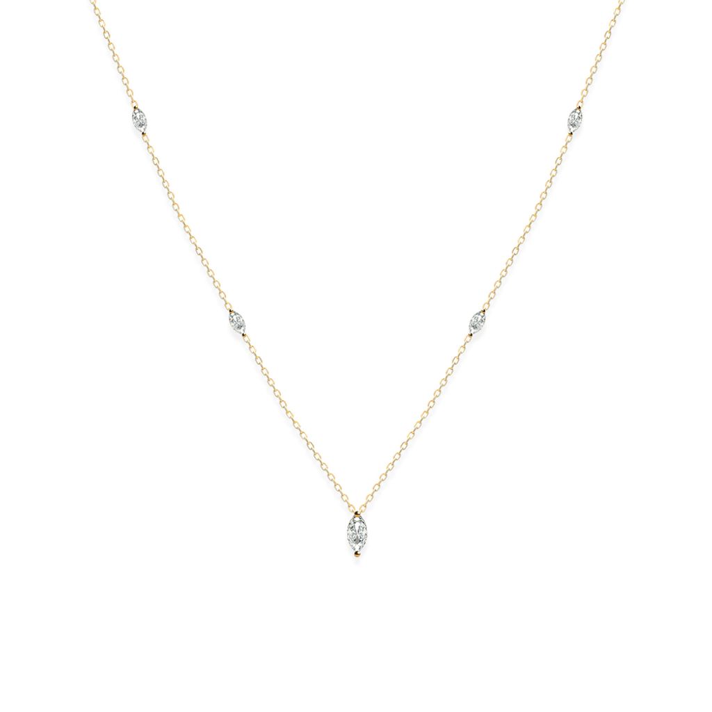 26_SEREIN｜925純銀｜盛夏流光｜鑲嵌｜鎖骨鍊