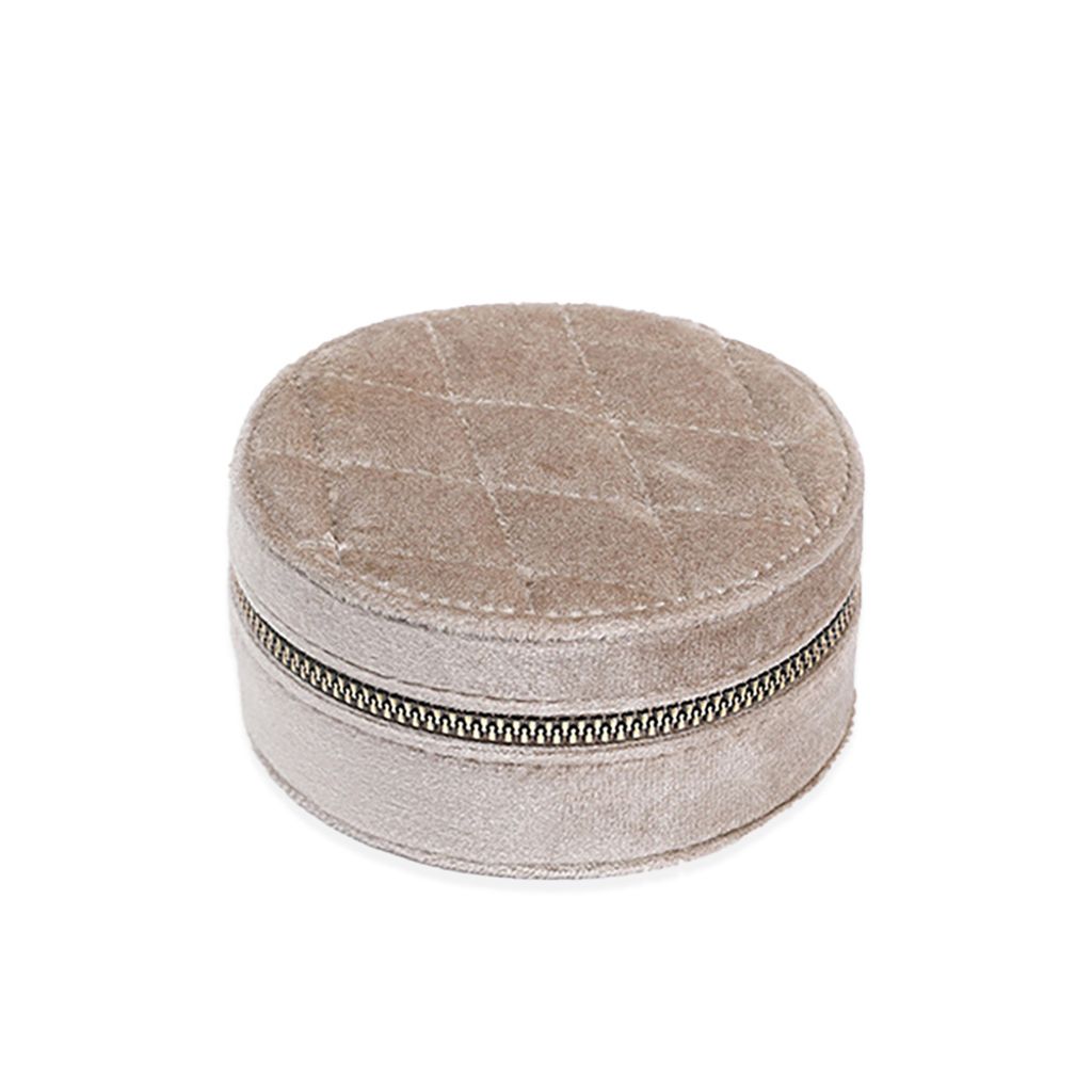 02_Souffle｜絲絨｜菱格紋｜首飾盒-伯爵奶茶