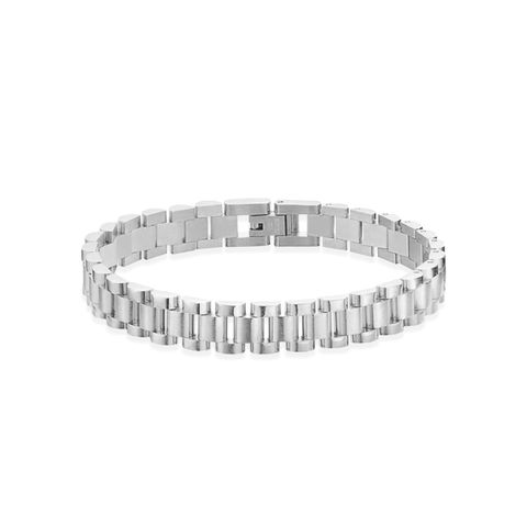 02_MERIDIAN ｜幾何｜中性｜錶鏈-銀16.5cm