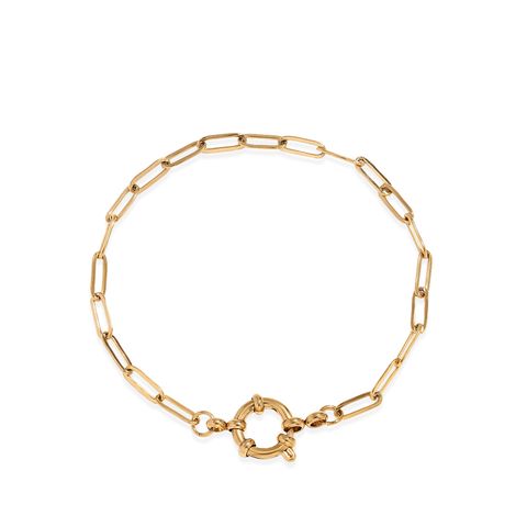 43+44_MERIDIAN ｜彈簧扣｜幾何｜迴紋針｜手鍊-金