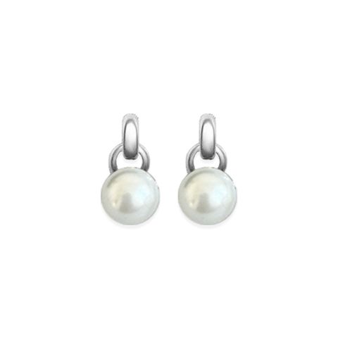 50_MIRAGE｜淡水珍珠｜圓形｜垂墜｜耳環