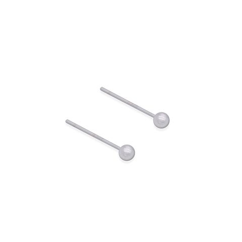 55_DRIFT｜925純銀｜圓形｜珠珠｜耳環_3MM