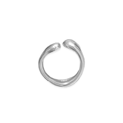 59_DRIFT｜925純銀｜幾何｜光面｜可調式｜戒指