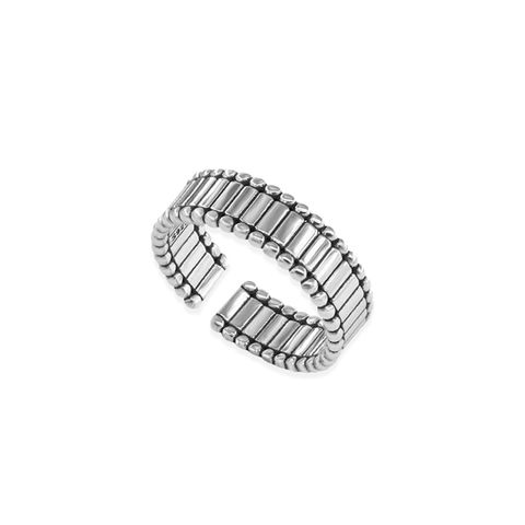 60_DRIFT｜925純銀｜直紋｜可調式｜戒指