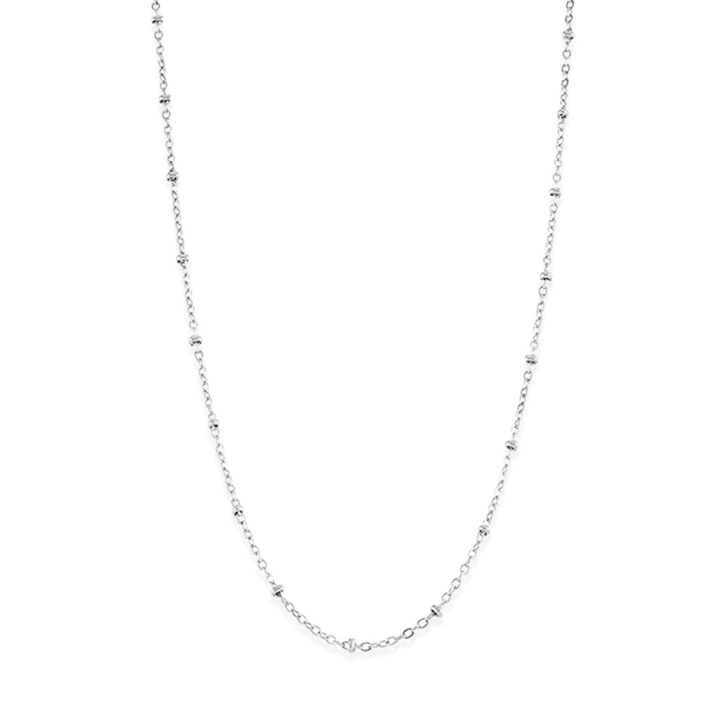 79_RADIANT｜小圓珠｜光面｜鎖骨｜項鍊-銀