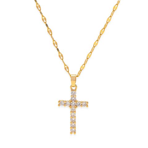 81_MERIDIAN｜十字架｜滿鑽｜鎖骨｜項鍊