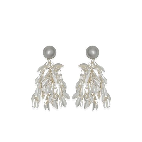 102_MIRAGE｜水晶珍珠｜925純銀｜流蘇｜垂墜｜耳環