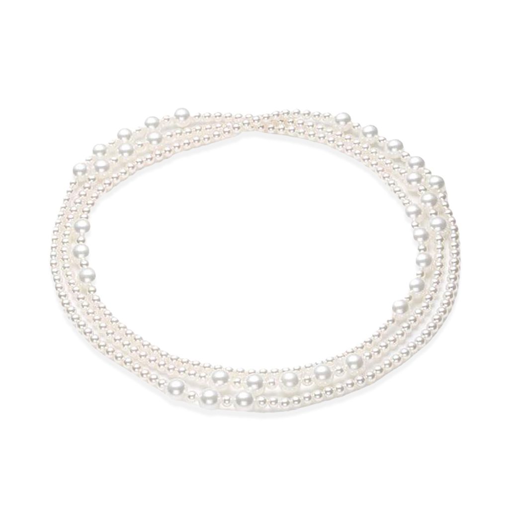 105+106+107_MIRAGE｜水晶珍珠｜元寶扣｜法式｜多層疊戴｜項鍊