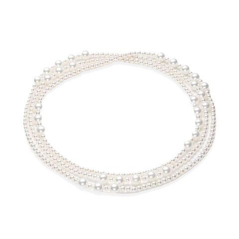 105+106+107_MIRAGE｜水晶珍珠｜元寶扣｜法式｜多層疊戴｜項鍊