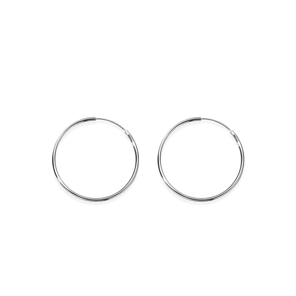 114+115+116__DRIFT｜925純銀｜光面｜加粗｜大圈圈｜耳環-5