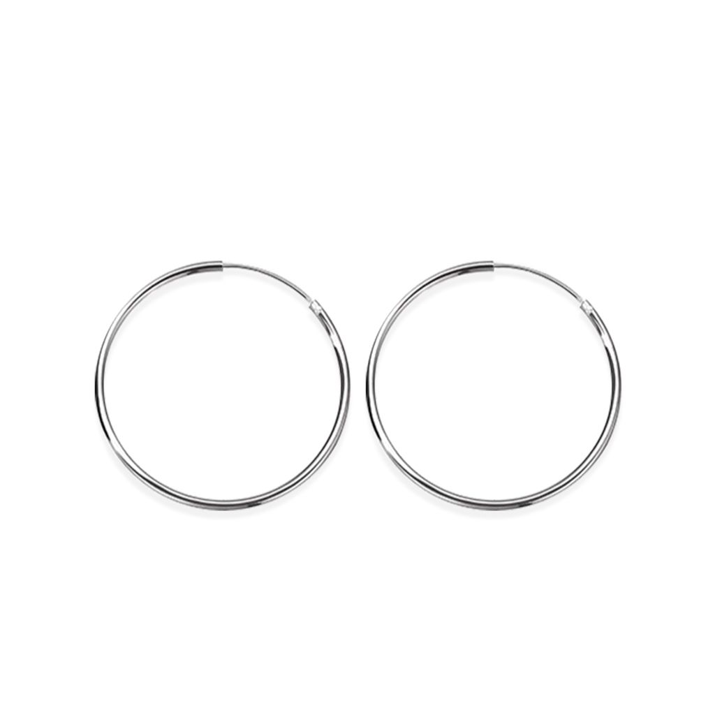 114+115+116__DRIFT｜925純銀｜光面｜加粗｜大圈圈｜耳環-6